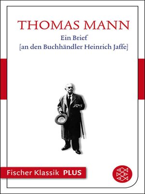 cover image of Ein Brief an den Buchhändler Heinrich Jaffe